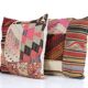 Set of 2 vintage kilim cushion covers 48x48 cm