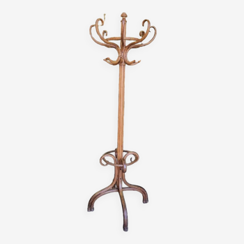 Parrot thonet curved wooden coat rack