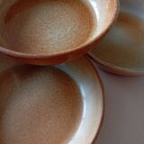 4 Montgolfier stoneware calotte plates