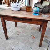 Vintage old farm table