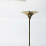 Vintage German floor lamp in Hollywood Regency style made of brass by Doria Leuchten, 1970s.