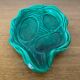 Antique Condiment Dish VALLAURIS Green Ceramic Vintage Tableware