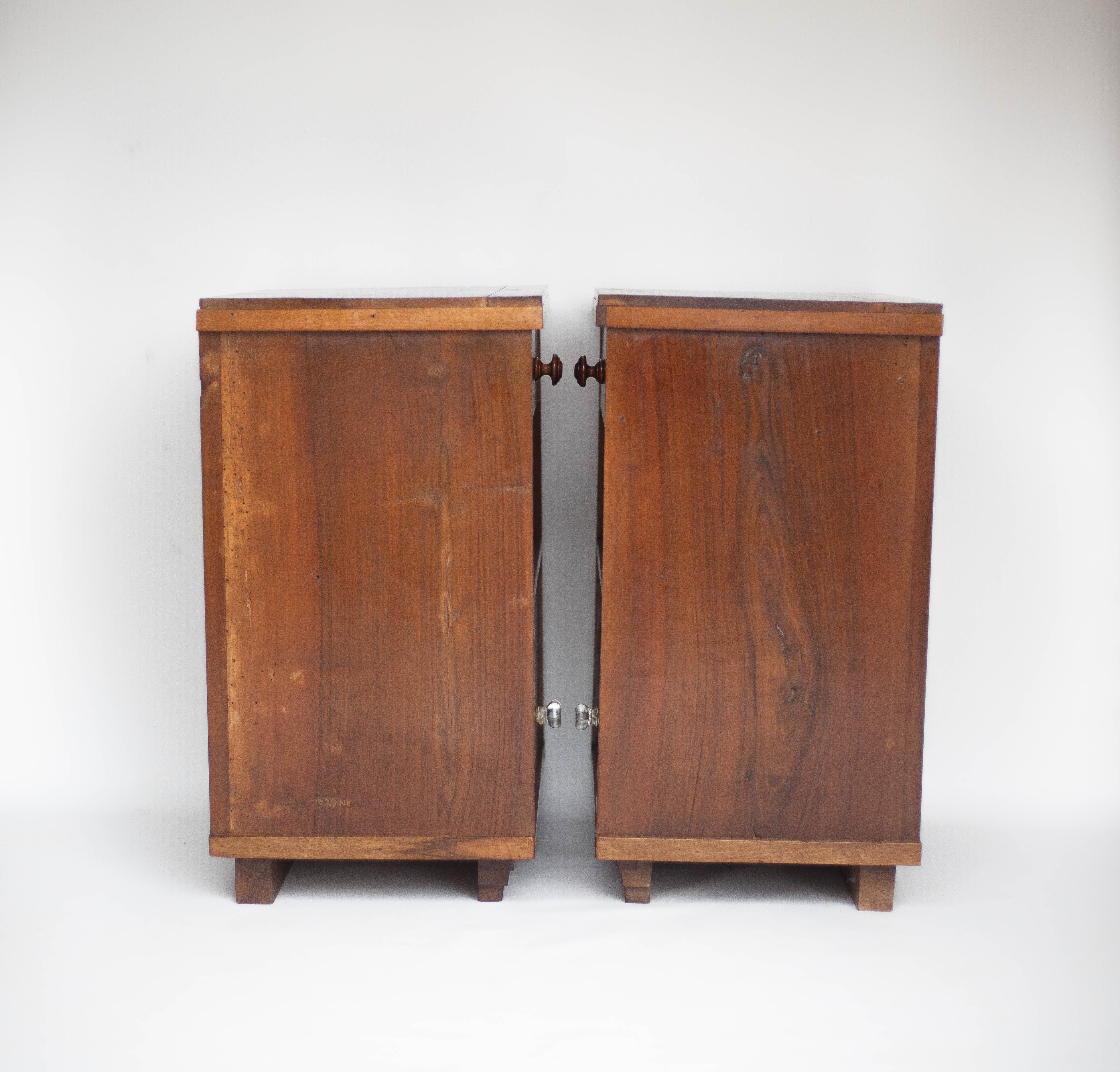 Pair of art deco bedside tables