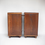 Pair of art deco bedside tables