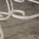 Vintage table by carrara carrara marmo and worn marma, 40s