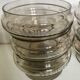 Champagne cups of smoked glass