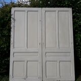 Paire de portes coulissantes 100.8x234cm chacune anciennes (2)