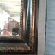 Miroir Louis Philippe noir et doré 99X72