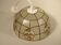 Mother-of-pearl and brass suspension
