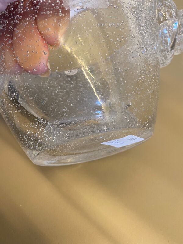 Coupe en verre bulle Daum