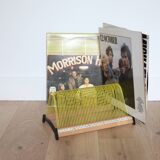 Porte vinyle jaune structure en bois