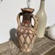 Berber water jar pottery vase in terracotta from the Rif