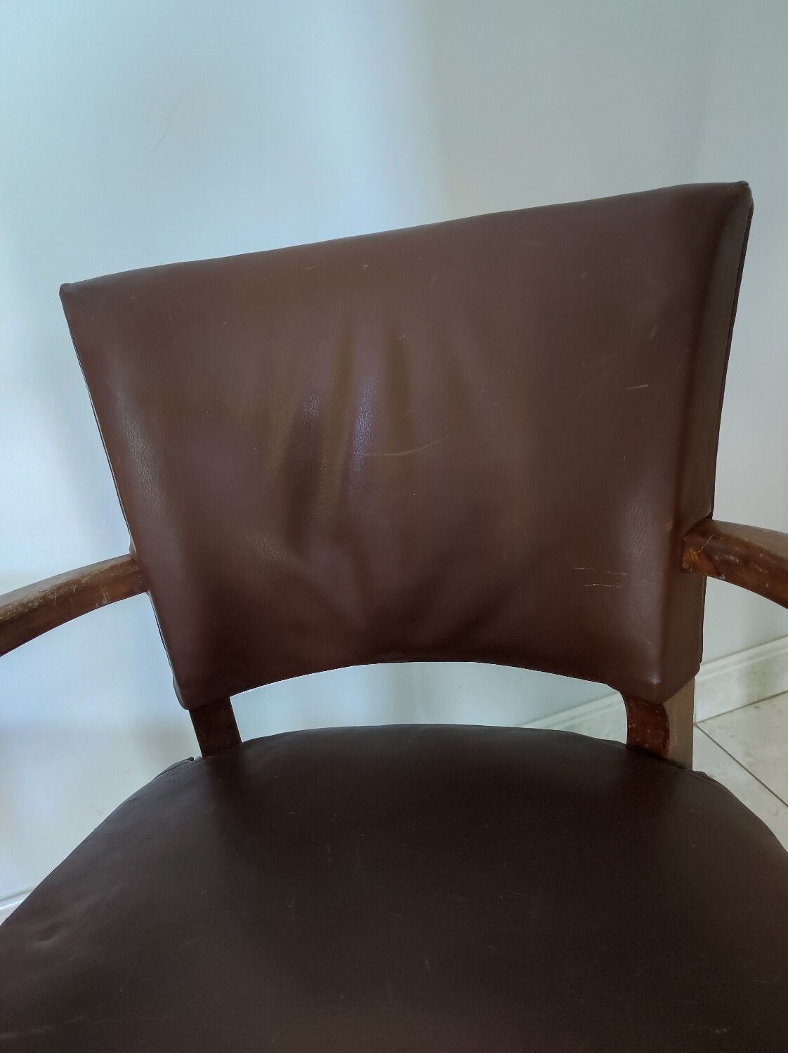 Pair of bridge armchairs