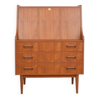 Mid-Century Danish Teak Secretary by Gunnar Nielsen for Tibergaard, 1960s.