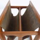 Porte-magazines en teck par Aksel Kjergaard pour Salin Mobler