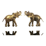 Elephant bookend "r garreau"