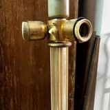 Barovier & Toso tripod floor lamp in gilded Murano glass 1930/40