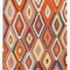 6x8 Multicolor Geometric Style Anatolian Vintage Rug, 164x233Cm