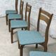 Set de chaises chiliennes en bois de rose, 1912