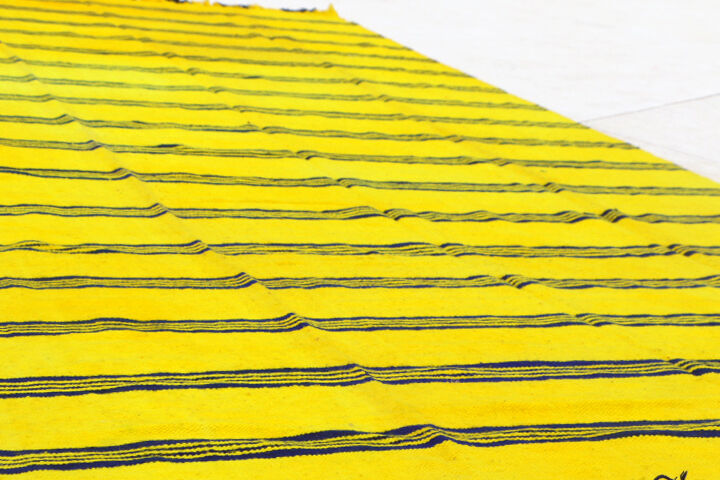 Safran shine, large breathable rug 210 x 415 cm