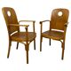 Very rare armchairs no. 813 /1F by Josef Hoffmann for Jacob Josef Kohn