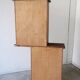 Art deco wall shelf in solid wood