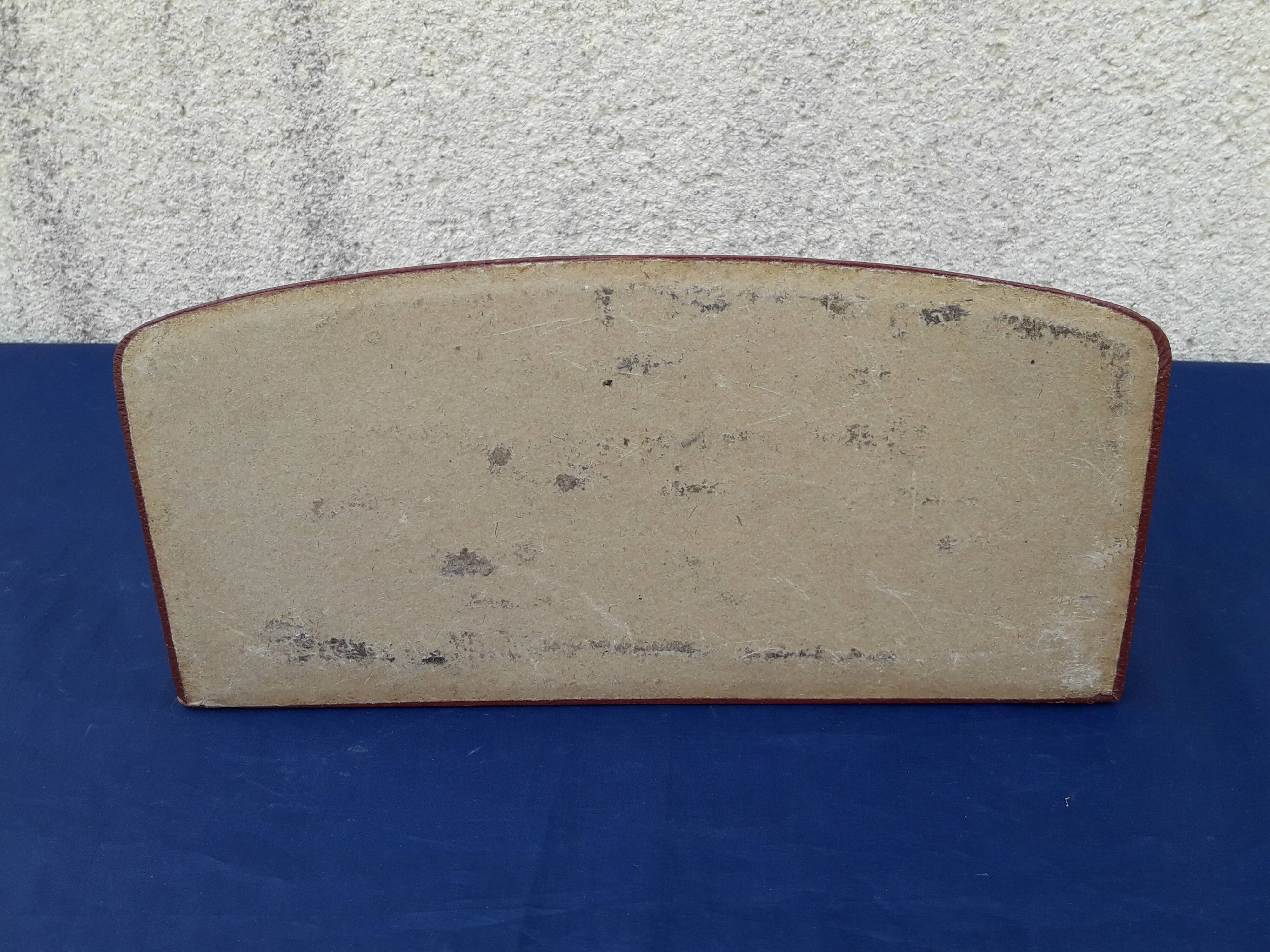 The Tanner's letter mail door in brown leather