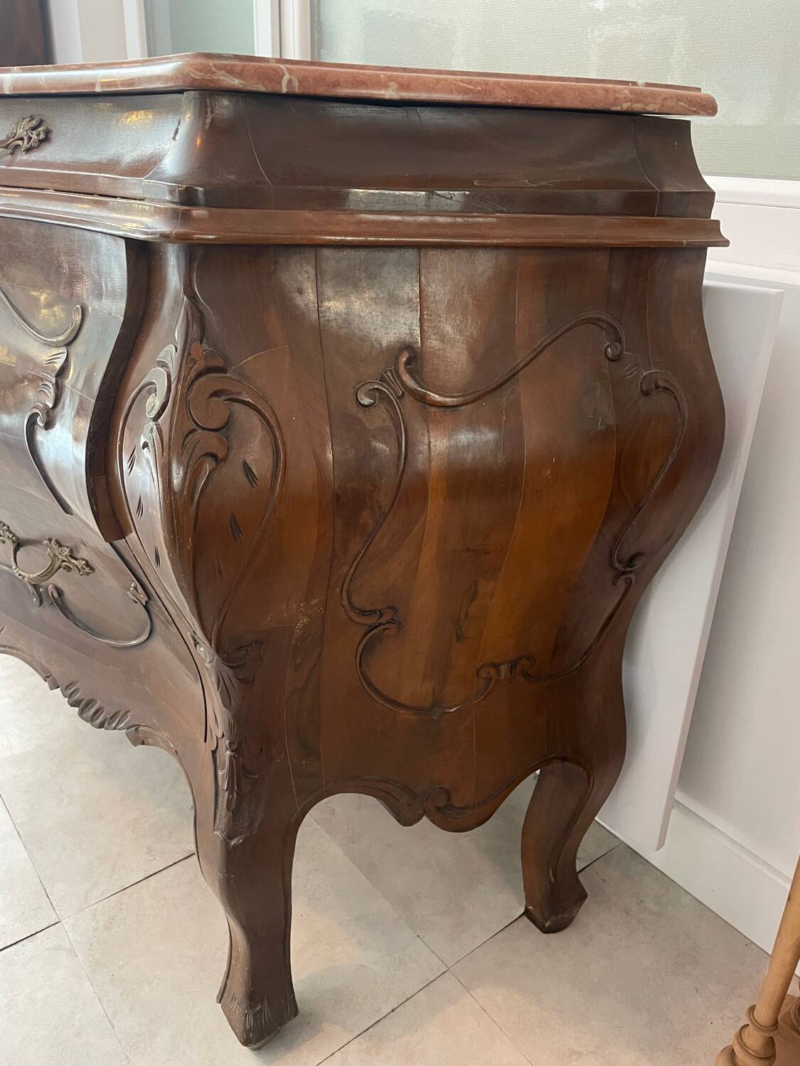 Louis XV tomb-style chest of drawers