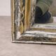 Antique patinated mirror in Louis-Philippe style – painted decoration – late 19th century