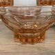 Set of 6 pink star luminarc cups