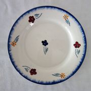 Set of 8 vintage dessert plates, Mary-Lou model, Digoin Sarreguemines