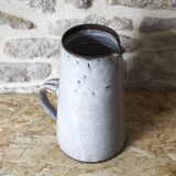 Large Roger Jacques stoneware pitcher