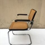 Marcel Breuer's walnut S64 armchair for Thonet