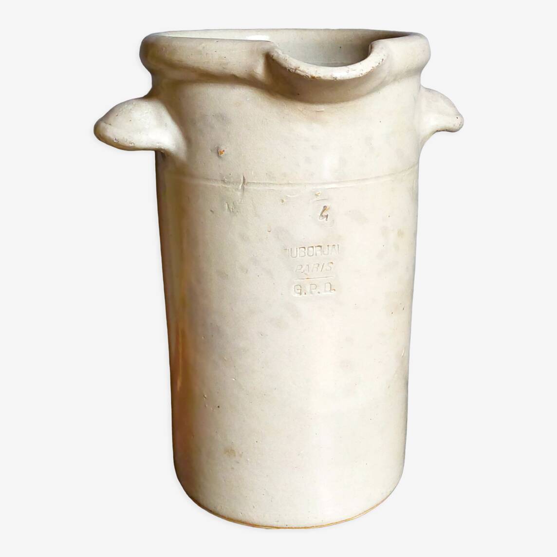19th century stoneware vase 29 cm