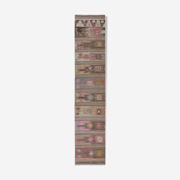 Tapis vintage sivas kilim 82x380 cm