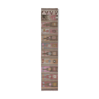 Tapis vintage sivas kilim 82x380 cm