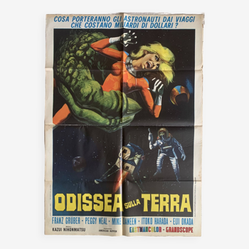 odissea sulla terra - original Italian poster - 1969