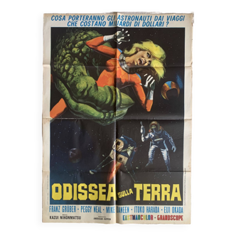 Odissea sulla terra - affiche italienne originale - 1969