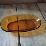 Ravier amber glass container