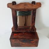 Miroir de barbier indou ancien