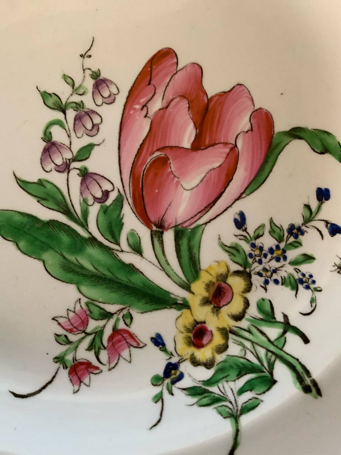 Lunéville porcelain plate