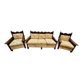 Salon style Jacobin 1910 - Canapé 3 places et 2 fauteuils