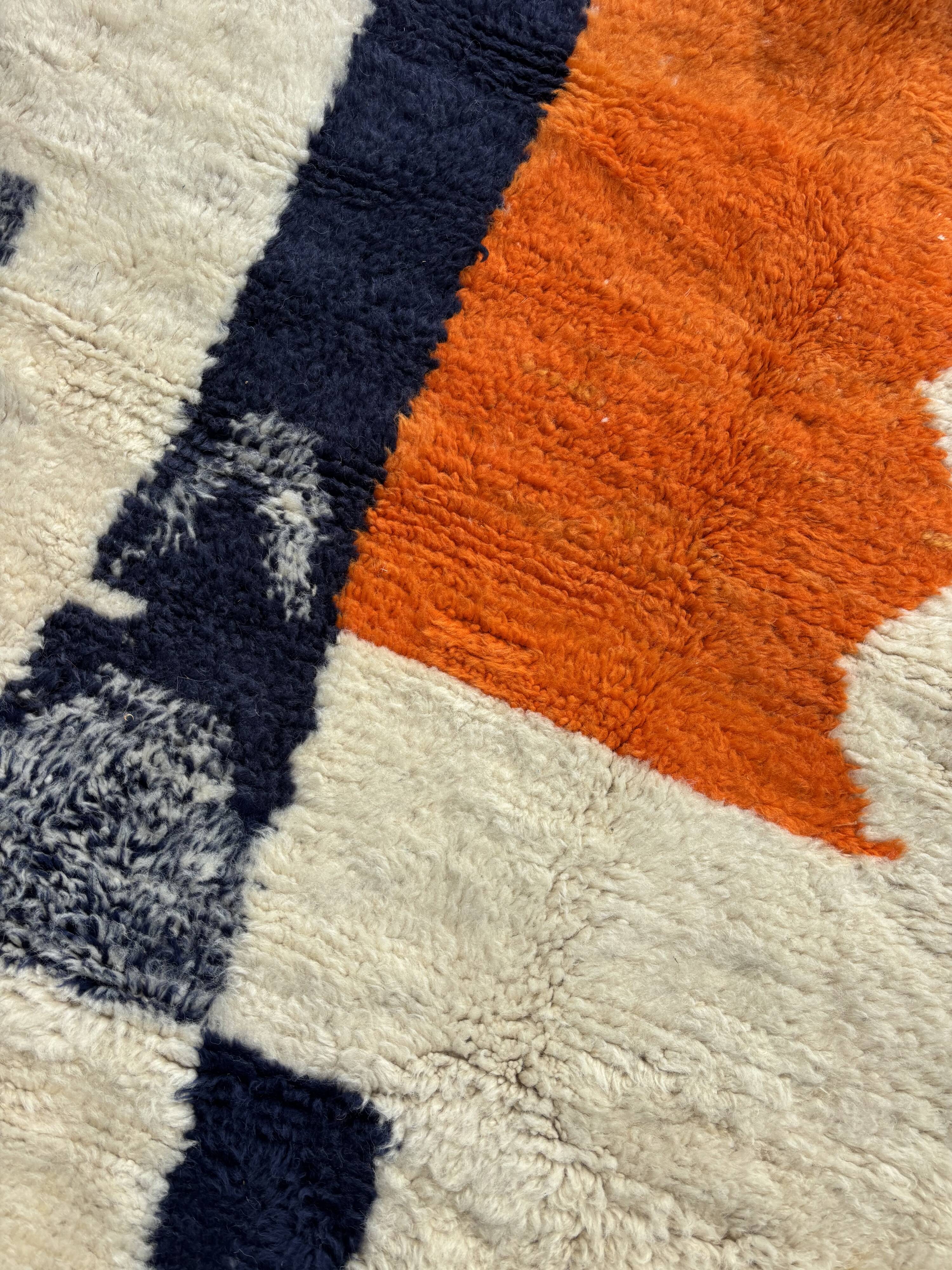 Beni M'rirt Berber rug 250 × 250 cm – Natural wool – Handmade in Morocco