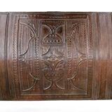 Leather trunk