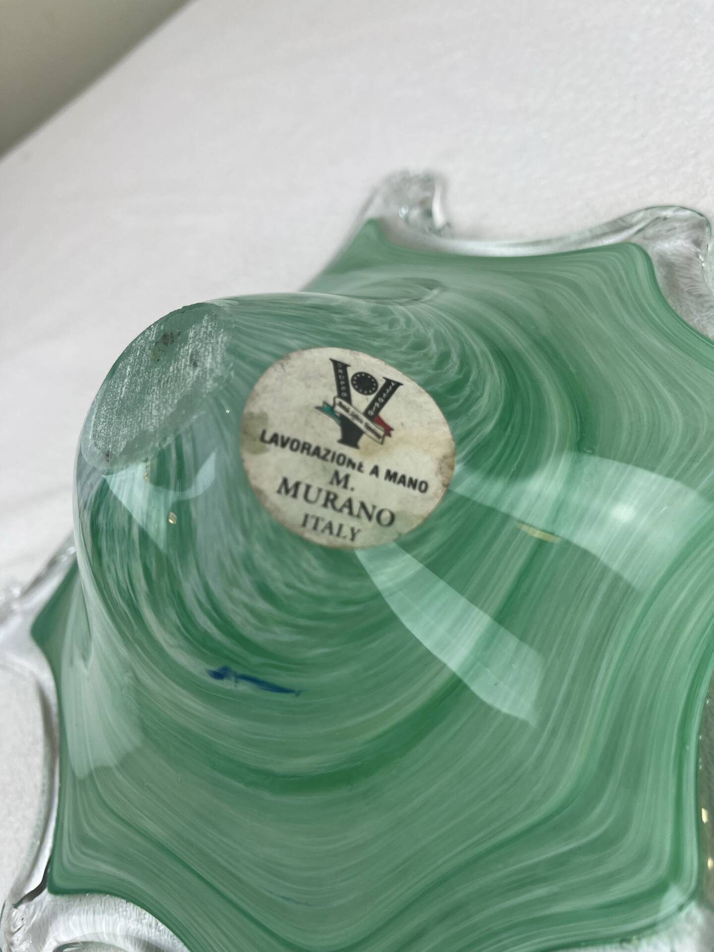 Murano glass catchall