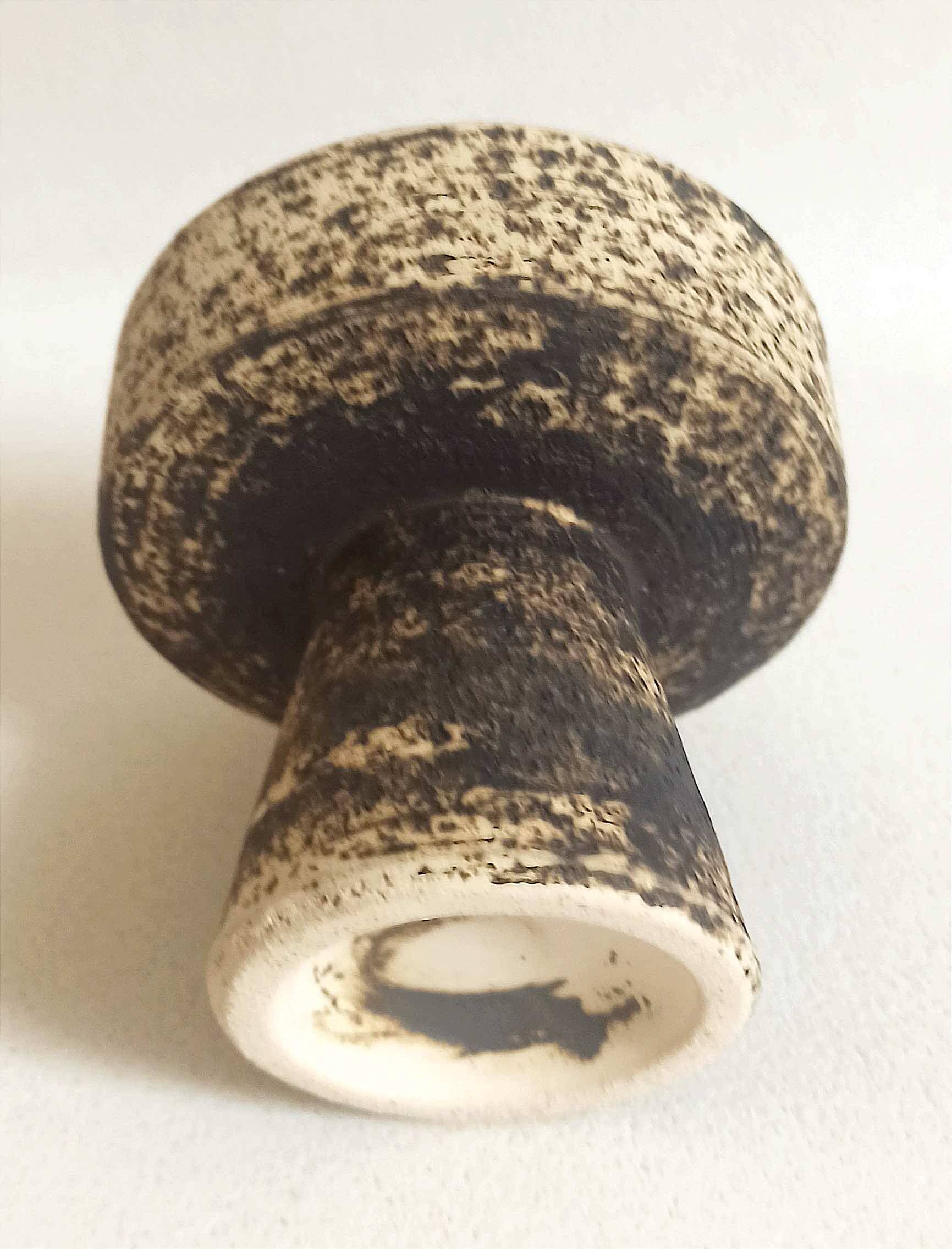 Pieter Groeneveldt bowl-shaped candle holder, 1960s. Height 9 cm.