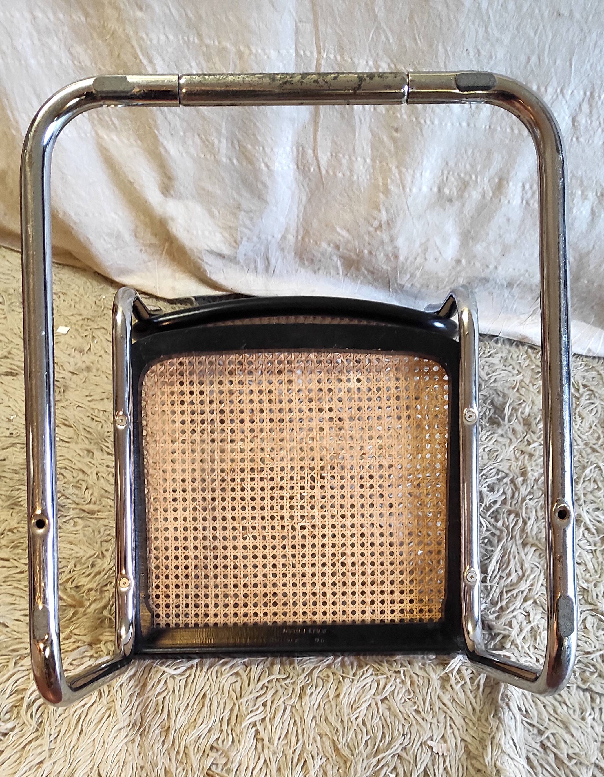 Chaise type cesca B32 (Italy) - années 80