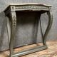 Curved console table from the Napoleon III period in lacquered wood circa 1880