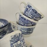 Mix & Match Blue Earthenware Brunch Set – Gien, England, Italy