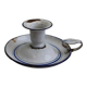 Old enamel candle holder